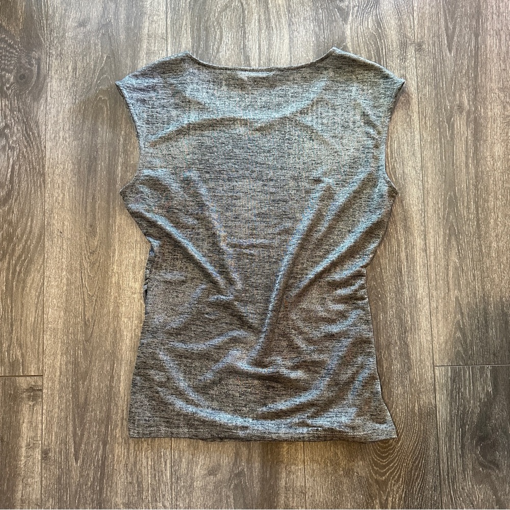 Gray Sleeveless Women's Top